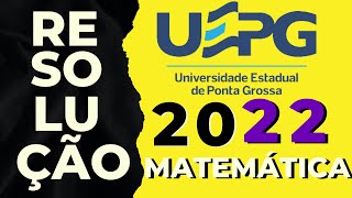 RESOLUÇÃO UEPG 20221 14  MATEMÁTICA  CONHECIMENTOS GERIAS  QUESTÕES 31 e 35 [upl. by Amorette980]