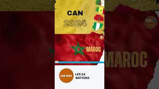 Coupe dAfrique des Nations 2024  Le Maroc CAN 2024 [upl. by Quartis]