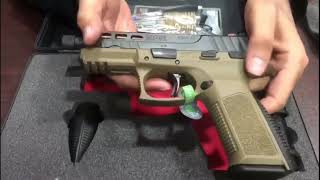 Agaoglu AHSS KOR FX 9 RS 9 mm Pistol Turkey Made Review and Unboxing [upl. by Cob518]