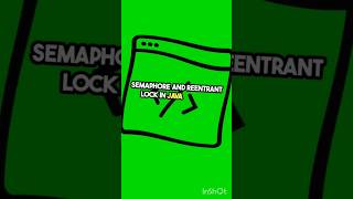 Semaphore amp Reentrant Lock in java programming trending shorts threads beginners interview [upl. by Jud183]