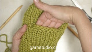 How to knit a pocket on the outside [upl. by Gonzales603]