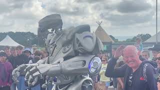 Titan the Robot at Royal Cornwall Show 2024 [upl. by Finah]