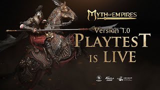 Myth of Empires  Day 1 LIVE TestPlay  10 New Map [upl. by Ivanna818]