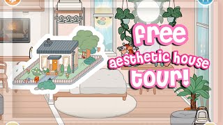 free aesthetic house tour  aesthetic toca routines [upl. by Wiltsey]