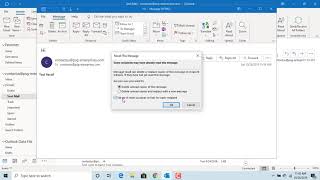 How to Recall sent email message in Outlook  Office 365 [upl. by Jerusalem663]