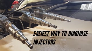 EASIEST WAY TO DIAGNOSE LEAKY BMW INJECTORS  How to Find Leaking N54 Injectors No Check Engine [upl. by Bergeman224]