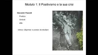 Giovanni Pascoli vita e poetica [upl. by Tasiana]