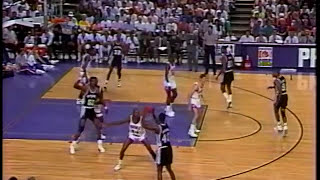 NBA 199091 Phoenix Suns vs San Antonio Spurs Apr14 1991 [upl. by Blader785]