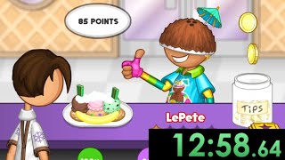 I speedrun serving weird people bad ice cream Papas Scooperia [upl. by Anyak]