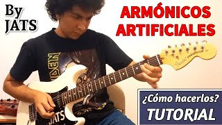 ¿Cómo hacer armónicos artificiales Pinch Harmonics Tutorial by JATS [upl. by Lavery792]