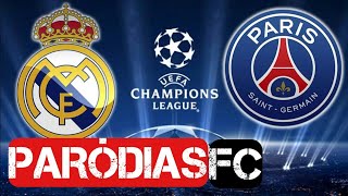 REAL x PSG  O JOGO DO ANO  Paródia Bará Bará  Cristiano Araújo [upl. by Idak]