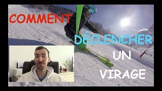 Comment déclencher un virage en ski  2 mouvements essentiels [upl. by Bibbie]