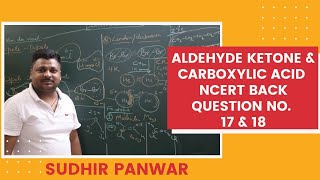 Aldehyde ketone and carboxylic acid NCERT back question number 17 amp 18  CBSE Imp question [upl. by Kingsley]