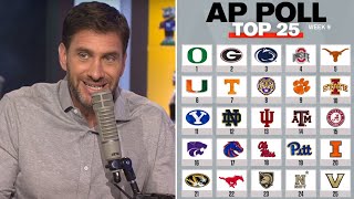 ESPN SC  Greeny DESTROY College Football Top 25 Playoff rankings Indiana ranked above Alabama [upl. by Gant]