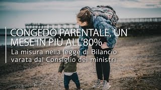 Congedo parentale facoltativo un mese in più all’80 dello stipendio [upl. by Kursh550]