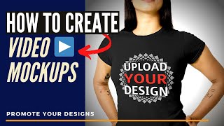 How To Create Video Mockups With Placeit  TShirt Mockup Templates [upl. by Mohl]