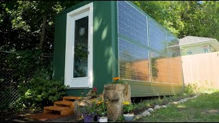 Introducing Plunk Podz  Check out this 8 x 18 Off Grid Backyard Office Studio [upl. by Ellehciram]