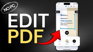 How to edit pdf file in mobile  PDF editor for Android 2024 [upl. by Cosette]