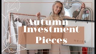 AUTUMN INVESTMENT PIECES  Premium Highstreet Haul  🍂 FashionMumblrAutumnEdit 🍂 [upl. by Nairehs]