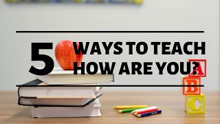 ESL English Games  Top 5 Ways to Teach  How are you  The ESL Guy [upl. by Felten]