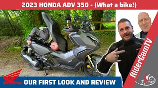 2023 Honda ADV 350  Our First Look and Review [upl. by Franciskus186]