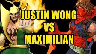 UMVC3 JUSTIN WONG VS MAXIMILIAN Part 1 [upl. by Hackney]