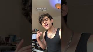 begging cover maneskin singing tiktok begging cover coversong music måneskin [upl. by Ayotan]