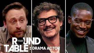 Drama Actors Roundtable Pedro Pascal Evan Peters Kieran Culkin Damson Idris amp More [upl. by Binny]