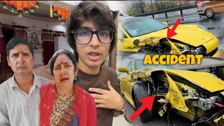 SuperCar Ka Accident Ho Gya 😭  Sourav Joshi Vlogs [upl. by Gahl]