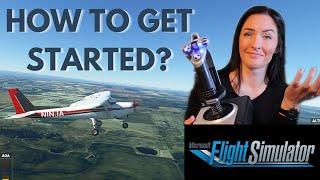 Flight Simulator 2020 Flight LESSONS  HOW TO GET STARTED  Pilot Teaches How to FLY  Tutorial 1 [upl. by Latsyrc]