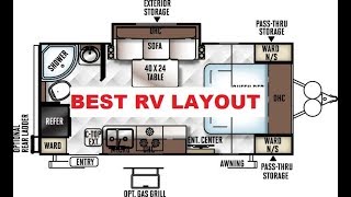 BEST RV LAYOUT EVER 21FBRS MICRO LITE Flagstaff [upl. by Hildebrandt]