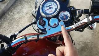 How to use the Ammeter Amp Meter in Royal Enfield Classic 350 and Bullet 350 [upl. by Ateuqal]