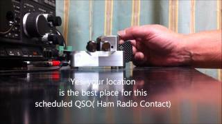 Ham Radio Contact using Morse Code [upl. by Aiuoqes615]