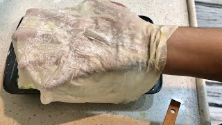 Homemade phyllo sheets recipe  filo pastry recipe [upl. by Adalbert]