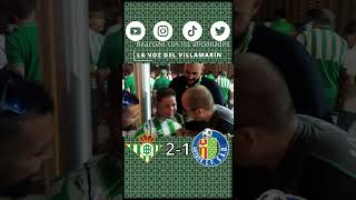 Betis 21 getafecf  Este fan lloró con el gol de Lo Celso [upl. by Anirod342]