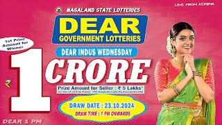 DEAR  EP 1PM LIVE 23102024  NAGALAND LOTTERY SAMBAD [upl. by Areivax]