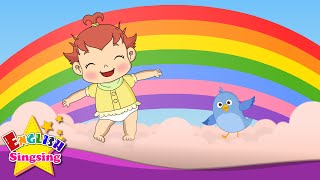 I Can Sing a Rainbow  Rainbow song  Color song  Nursery Rhymes with lyrics  Song for children [upl. by Stein]