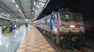 15160 Sarnath Express Departure video l 15160 train l 15160 Sarnath Express Daily train train [upl. by Nanda170]