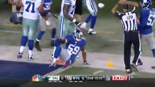 2012 Cowboys  Giants Highlights week 1 [upl. by Lad]