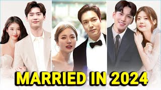 Top 10 Korean Couples to Get Married in 2024  Ji Chang Wook  Lee Min Ho  Lee Jong Suk [upl. by Minnnie]