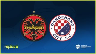 2024 NPLMVIC Round 19 Dandenong Thunder FC v Dandenong City SC [upl. by Lennox]