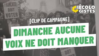 🟢 Aucune voix ne doit manquer  CLIP DE CAMPAGNE [upl. by Leafar]