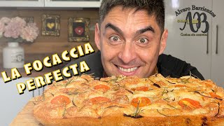 FOCACCIA  LA RECETA PERFECTA FOCACCIA ALVARO BARRIENTOS [upl. by Doyle923]