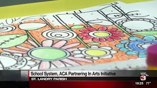 St Landry Parish administrators meet with AcA about art in the classroom [upl. by Melise]