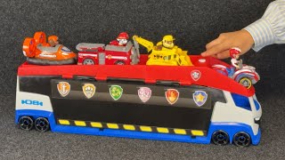 Paw patrol Unboxing Collection Review ASMR Toys  Paw Patroller Transporter  Unboxing Video [upl. by Assirac4]