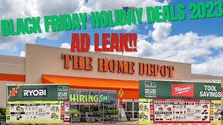 Top Items You Need To Buy At Home Depot Black Friday Ad Leak 2023 [upl. by Aurea]