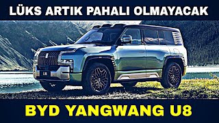 RAKİPLERİNİN 10 DA 1 FİYATINA ÇILGIN FİYATLI MUHTEŞEM SUV BYD YANGWANG U8 [upl. by Vilhelmina]