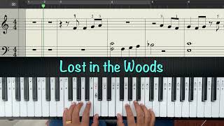 Lost in the Woods Frozen  Sheet Music  Piano [upl. by Nellak]