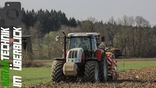 SäenSommergetreideSteyr CVT 6185Pöttinger Vitasem 302 ADDDJI PhantomGoPro [upl. by Trebleht]