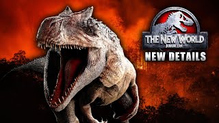 ALLOSAURUS FIRST LOOK  New Details on Untitled Jurassic World Animated Series coming 2024 [upl. by Veriee]